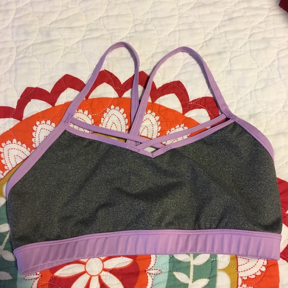 Sports bra.